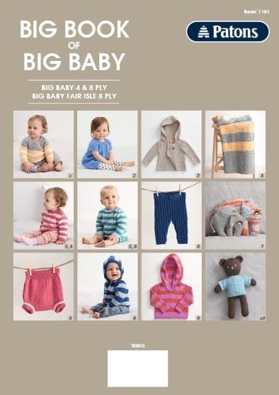 Patons Pattern Book - Big Book of Big Baby