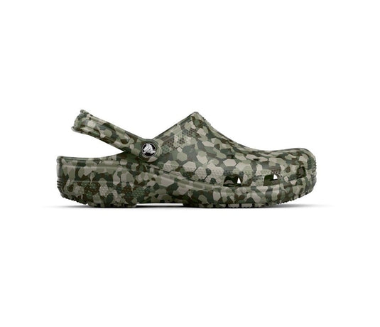 Crocs Classic Confetti Clog - Army Green