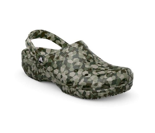 Crocs Classic Confetti Clog - Army Green