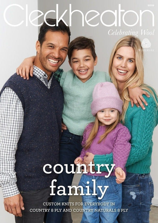 Cleckheaton Knitting Pattern Book - Country Family