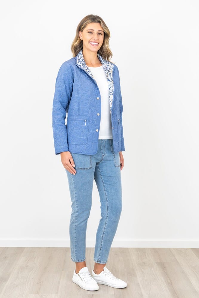 Load image into Gallery viewer, Renoma Womens Noah Reversible Printed Jacket
