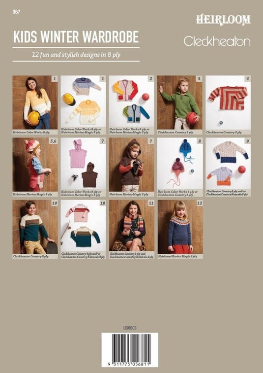 Patons Knitting Pattern Book - Kids Winter Wardrobe