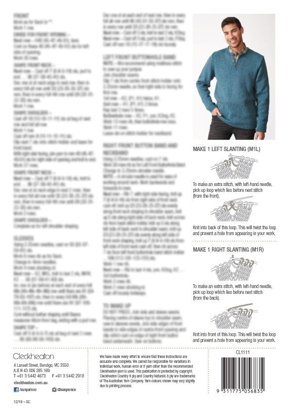 Load image into Gallery viewer, Cleckheaton Pattern Book - Mens Knits
