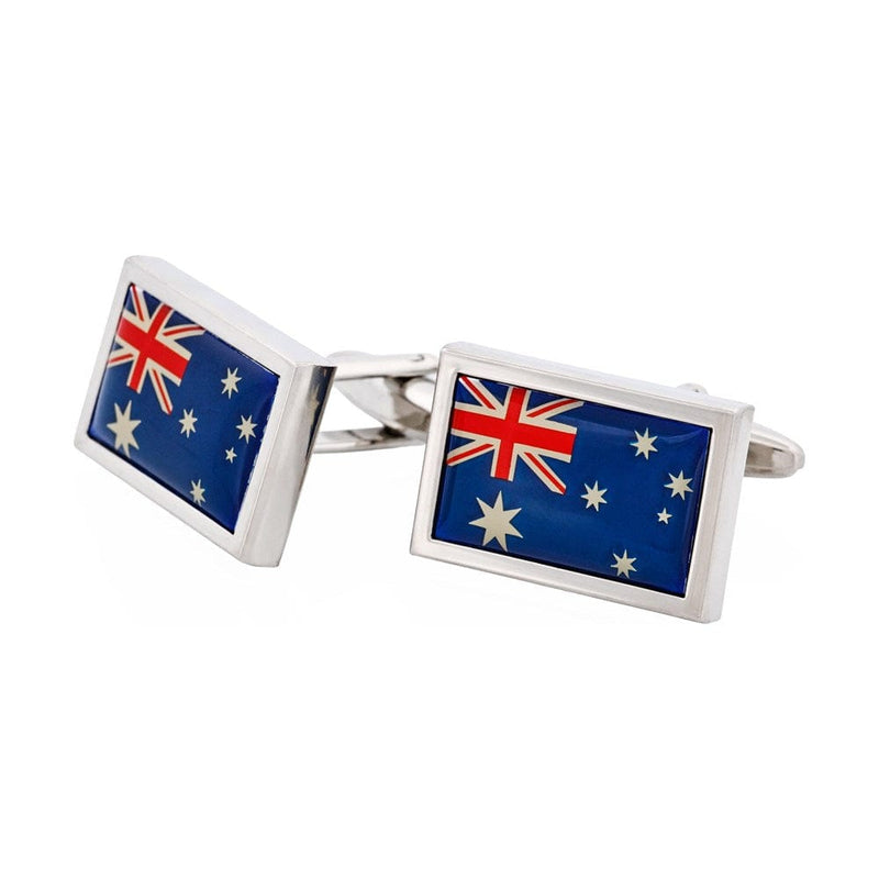 Load image into Gallery viewer, Cudworth Mens Australian Flag Cufflinks
