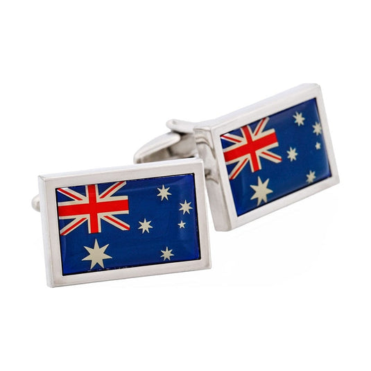 Cudworth Mens Australian Flag Cufflinks