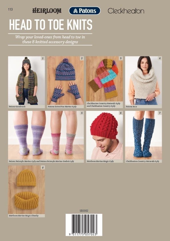 Load image into Gallery viewer, Patons Pattern Book - Heat to Toe Knits
