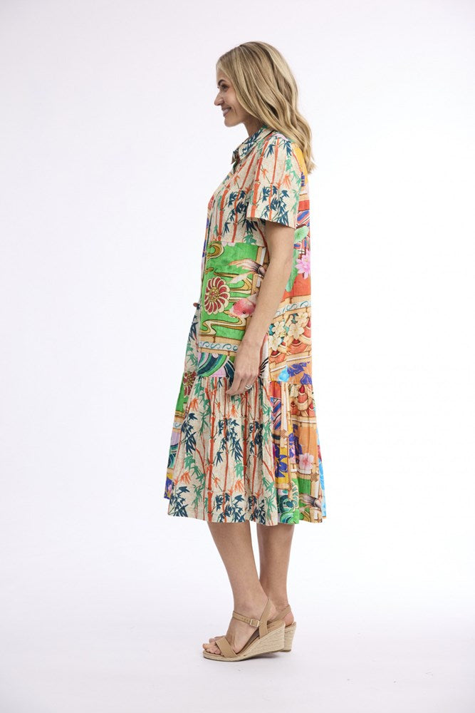 Load image into Gallery viewer, Orientique Womens Garniers Dress Patch Long
