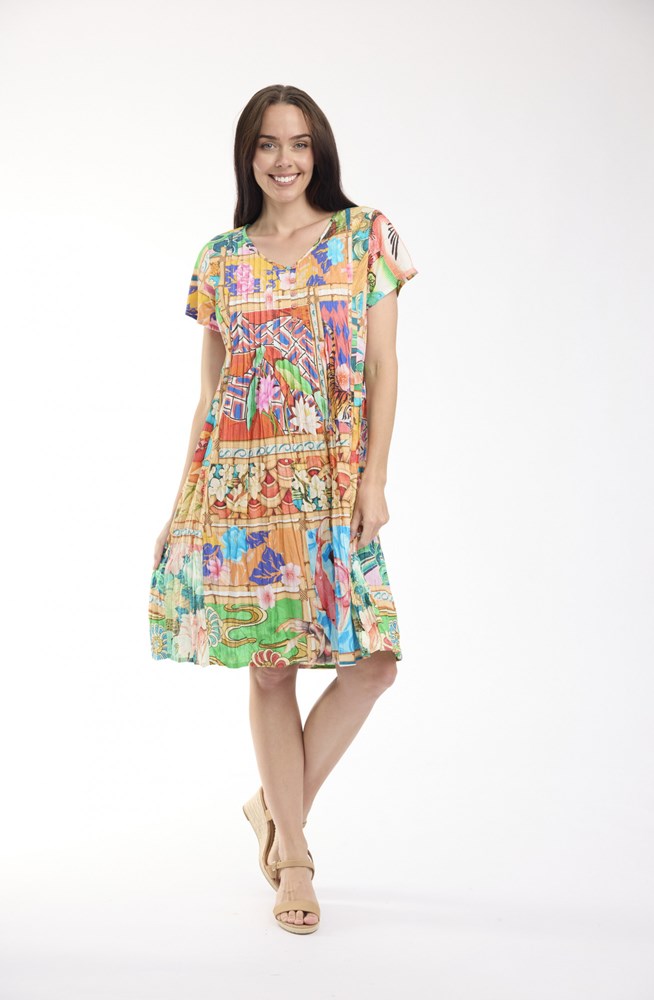 Load image into Gallery viewer, Orientique Womens Garniers Dress Easy Fit
