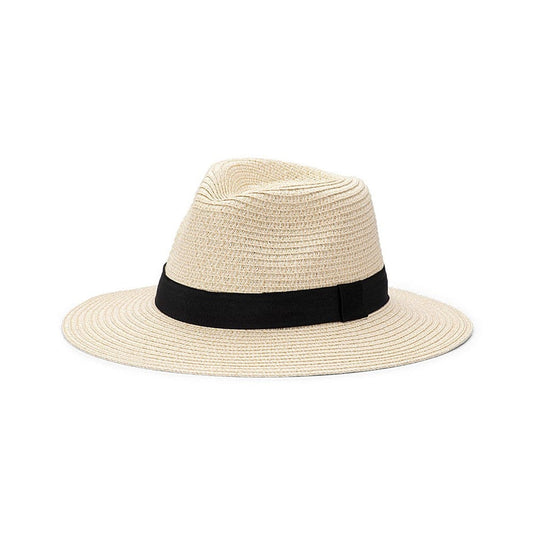 Avenel Hats Newbury Braided Fedora - Natural Combo