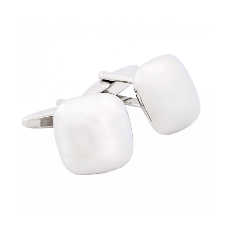 Load image into Gallery viewer, Cudworth Rhodium Plated Cufflinks
