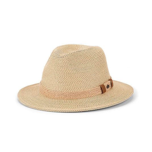 Avenel Hats Aspley Braided Fedora - Tan