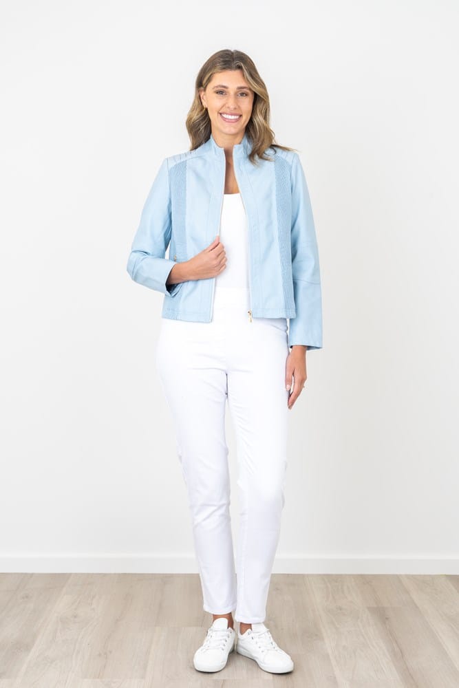 Load image into Gallery viewer, Renoma Womens Emily Vegan Leather Jacket
