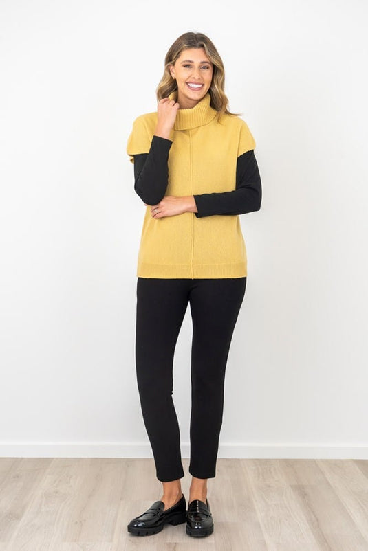 Bromley Womens Jane Wool Cowl Sweater
