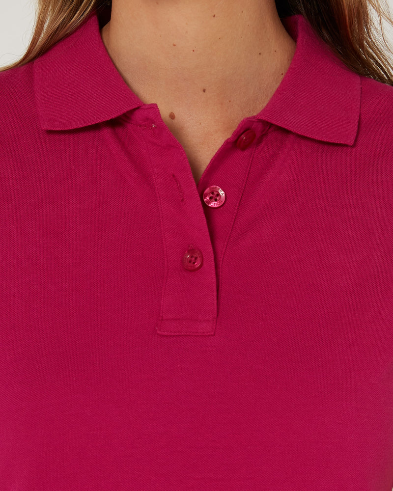 Load image into Gallery viewer, Pilbara Womens Classic Cotton Polo - Fuschia

