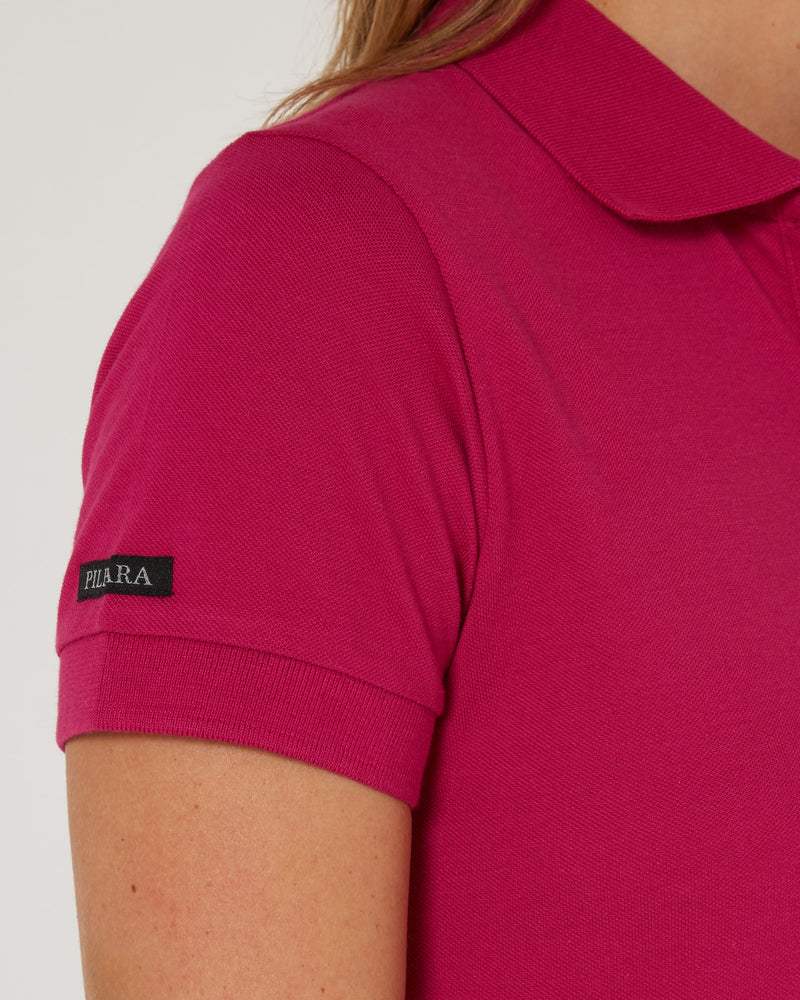 Load image into Gallery viewer, Pilbara Womens Classic Cotton Polo - Fuschia

