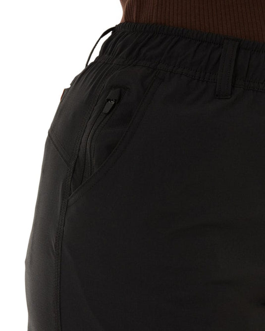 Zadie Womens Z-Lite Comfort with 4 Way Stretch Short - Black