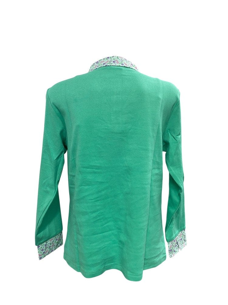 Load image into Gallery viewer, Murals Womens Half Button Jumper - Mint
