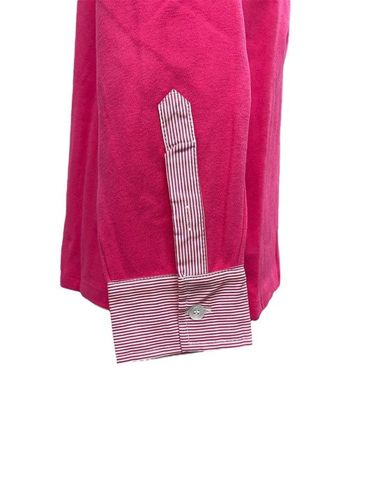Murals Womens Full Button Jumper - Pink