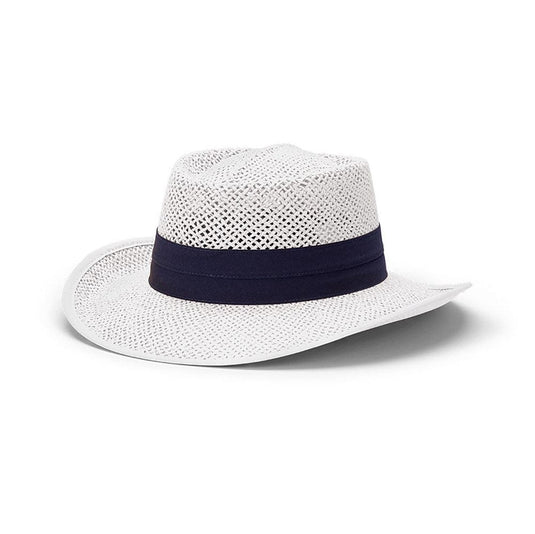 Avenel Hats Rio Openweave Downunder Panama - White/Navy