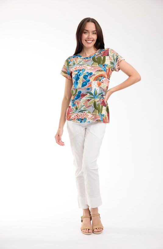 Orientique Womens T-Shirt Crew