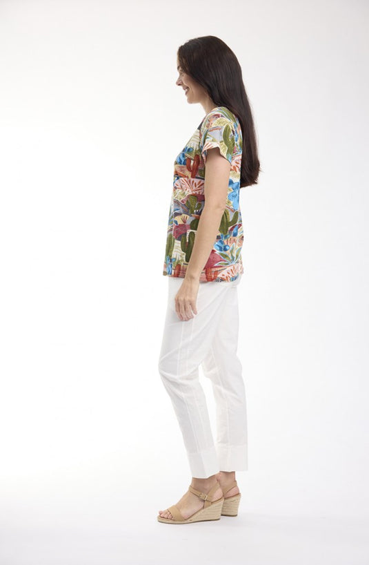 Orientique Womens T-Shirt Crew