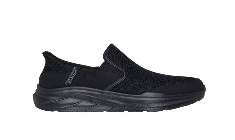 Load image into Gallery viewer, Skechers Mens Slip-Ins Relaxed Fit: Equalizer 6.0 Stoaver Extra Wide Fit - Black
