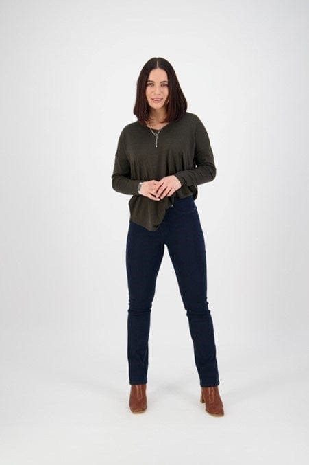 Load image into Gallery viewer, Vassalli Womens Slim Leg Denim Pull On
