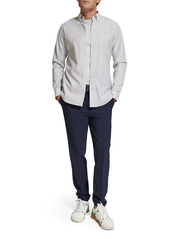 Load image into Gallery viewer, Scotch &amp; Soda Mens Essential Oxford Stripe Shirt
