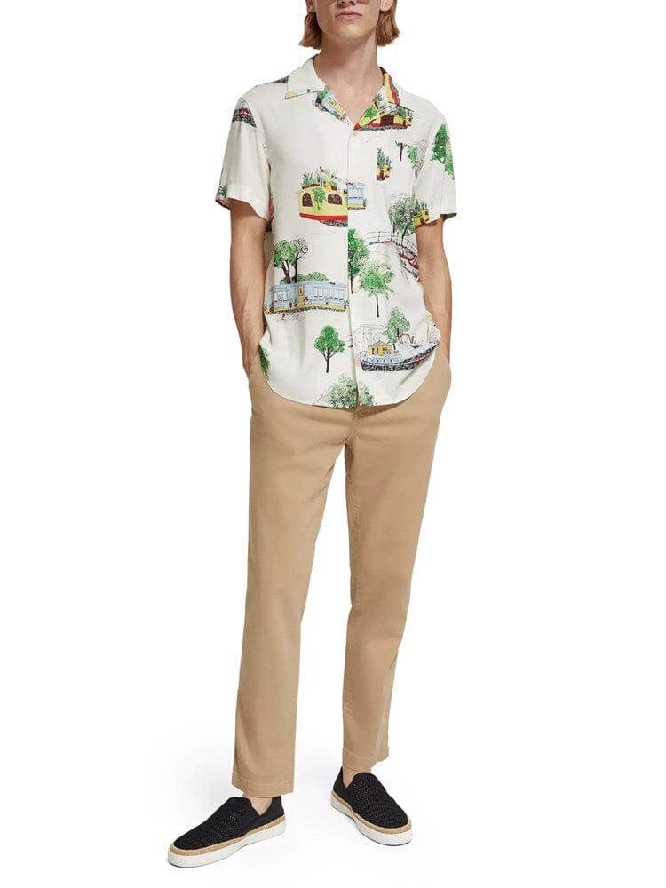 Load image into Gallery viewer, Scotch &amp; Soda Mens Viscose All Over Printed Shirt
