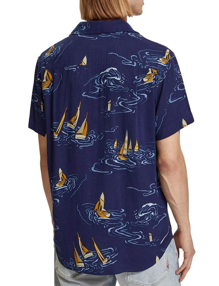 Load image into Gallery viewer, Scotch &amp; Soda Mens Viscose All Over Printed Shirt
