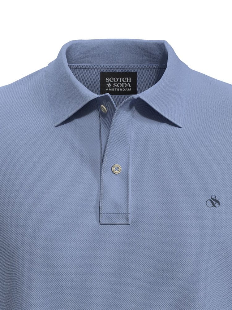 Load image into Gallery viewer, Scotch &amp; Soda Mens Organic Cotton Pique Polo
