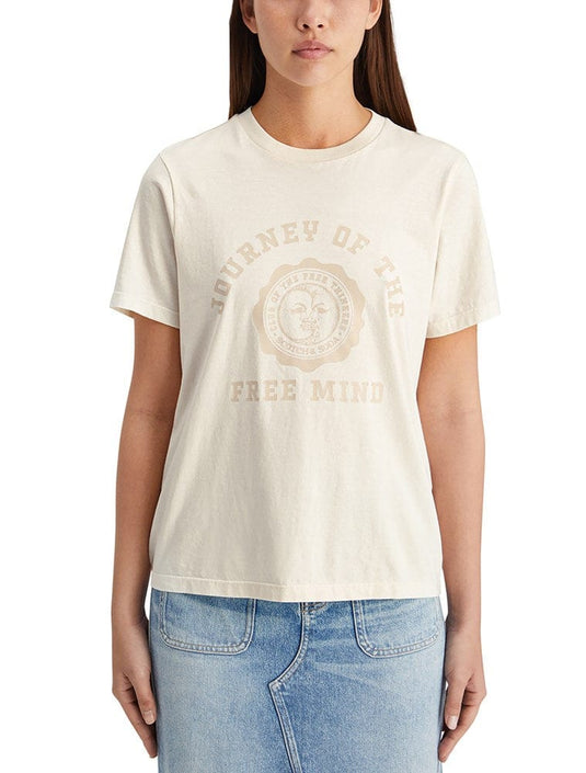 Scotch & Soda Womens Regular Fit Tee With Artwork