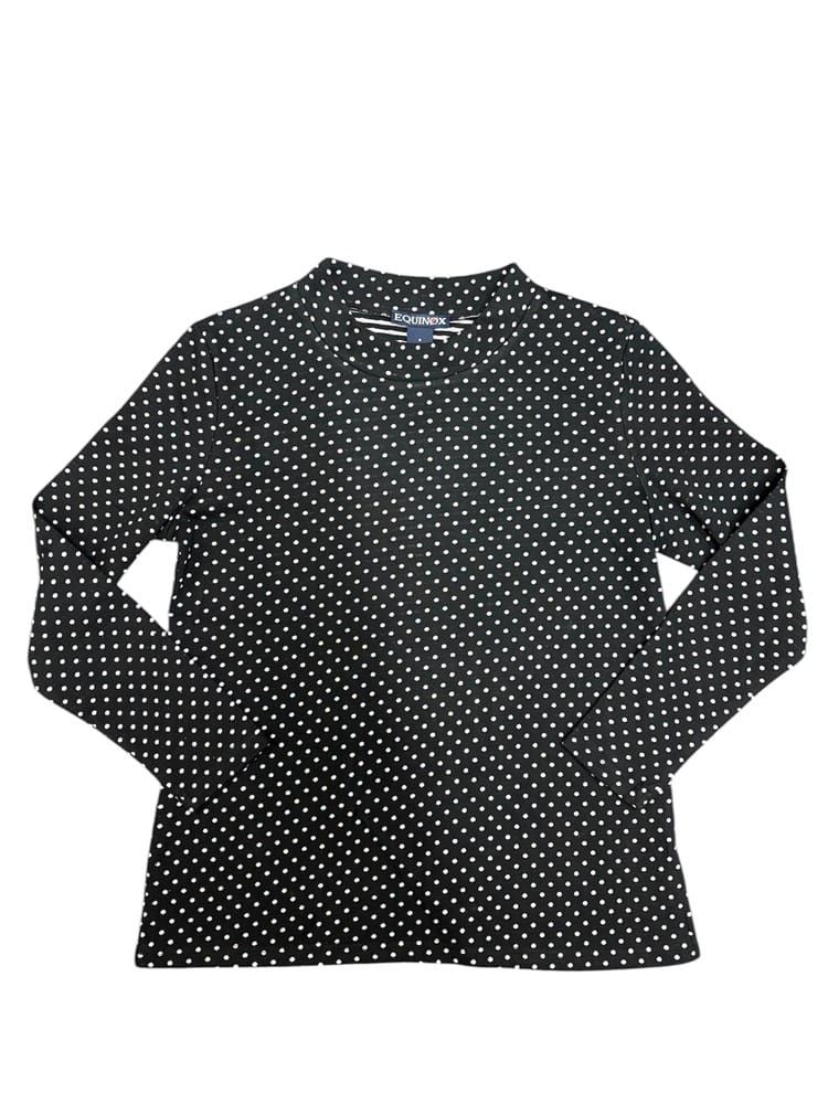 Load image into Gallery viewer, Equinox Womens Long Sleeve Polka Dot Shirt
