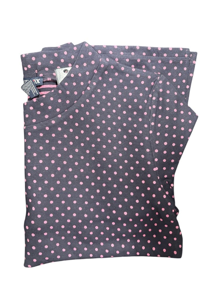 Load image into Gallery viewer, Equinox Womens Long Sleeve Polka Dot Shirt
