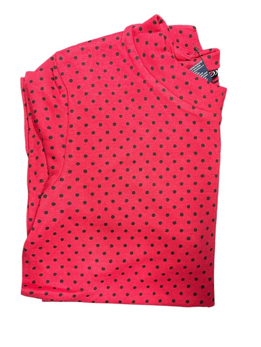 Equinox Womens Long Sleeve Polka Dot Shirt