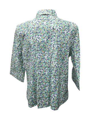 Load image into Gallery viewer, Country Classic Collection Womens 3/4 Short Sleeve Print Blouse
