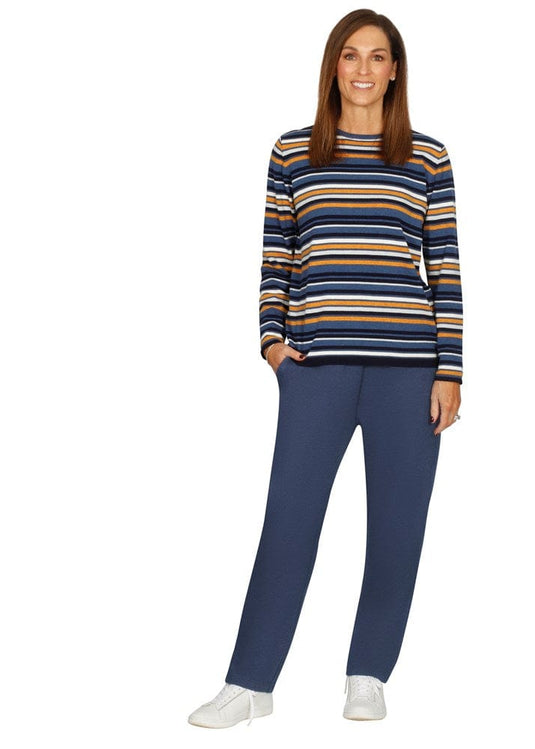 Grisport Womens Yarn Dayed Stripe Crew