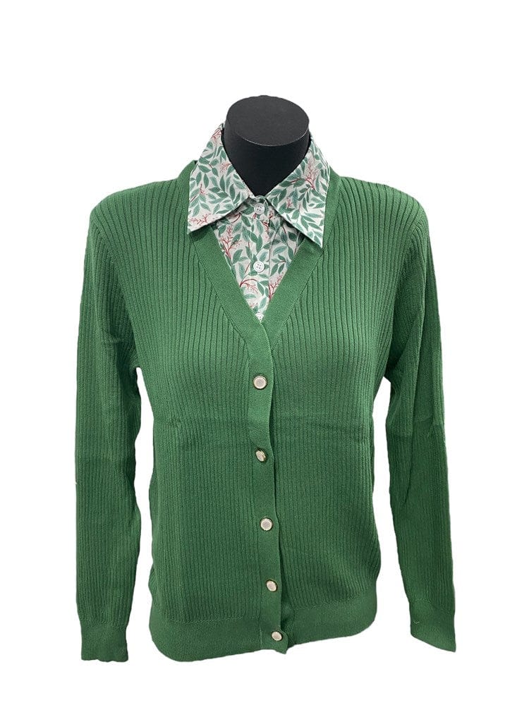 Load image into Gallery viewer, Murals Womens Collard Shirt Cardigan
