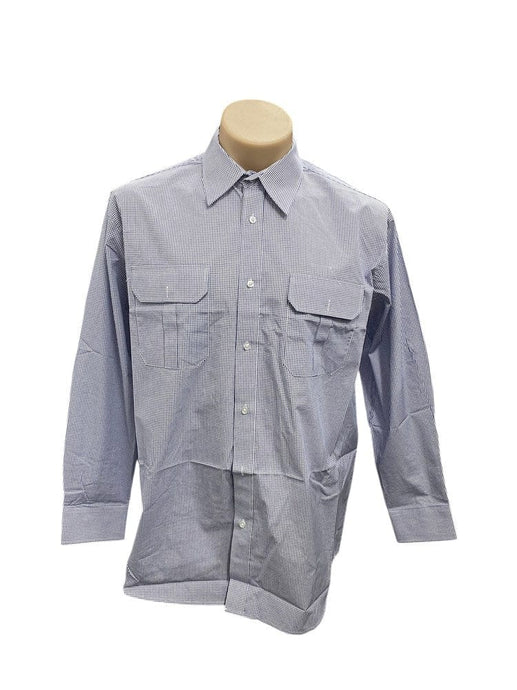 Country Tradition Mens Anthony Long Sleeve Shirt - Royal