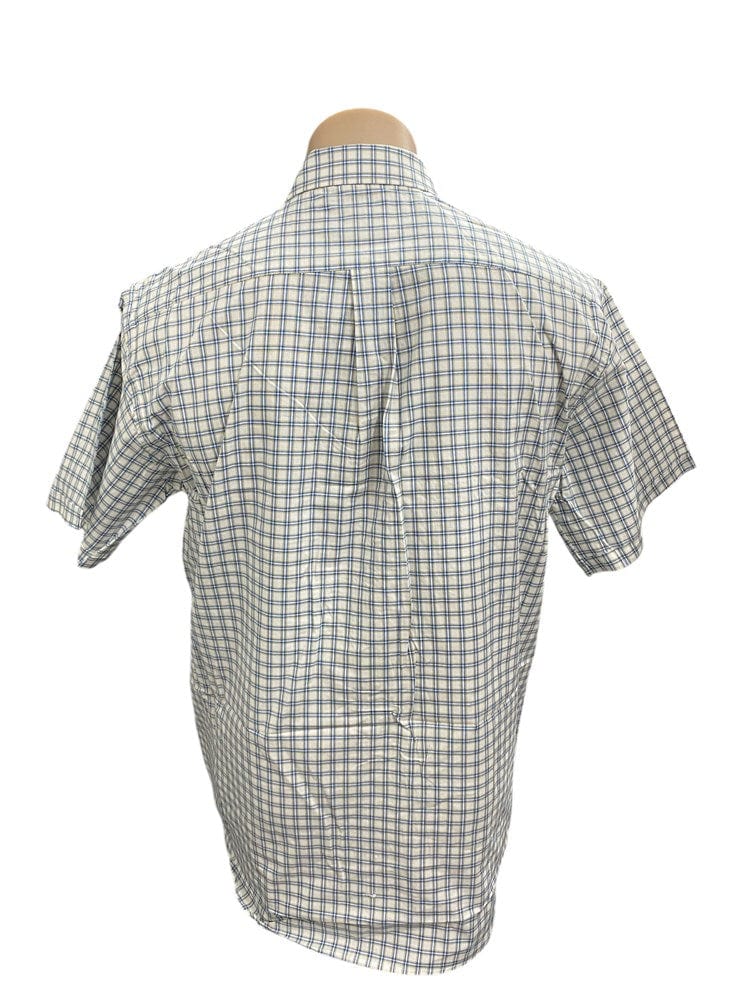 Load image into Gallery viewer, Country Tradition Mens Samuel Short Sleeve Shirt - Mustard/Blue
