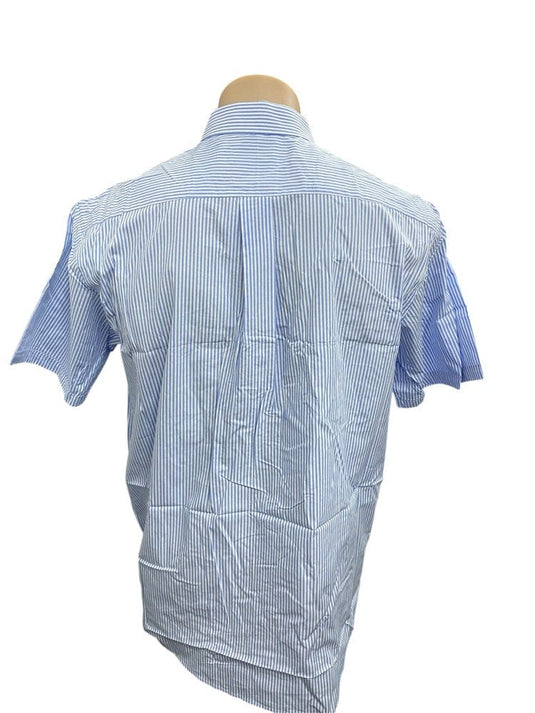 Country Tradition Mens David Short Sleeve Shirt - Sky