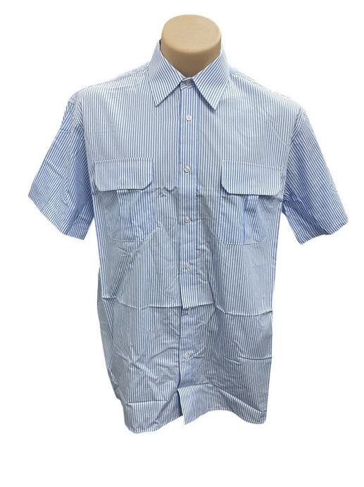 Country Tradition Mens David Short Sleeve Shirt - Sky