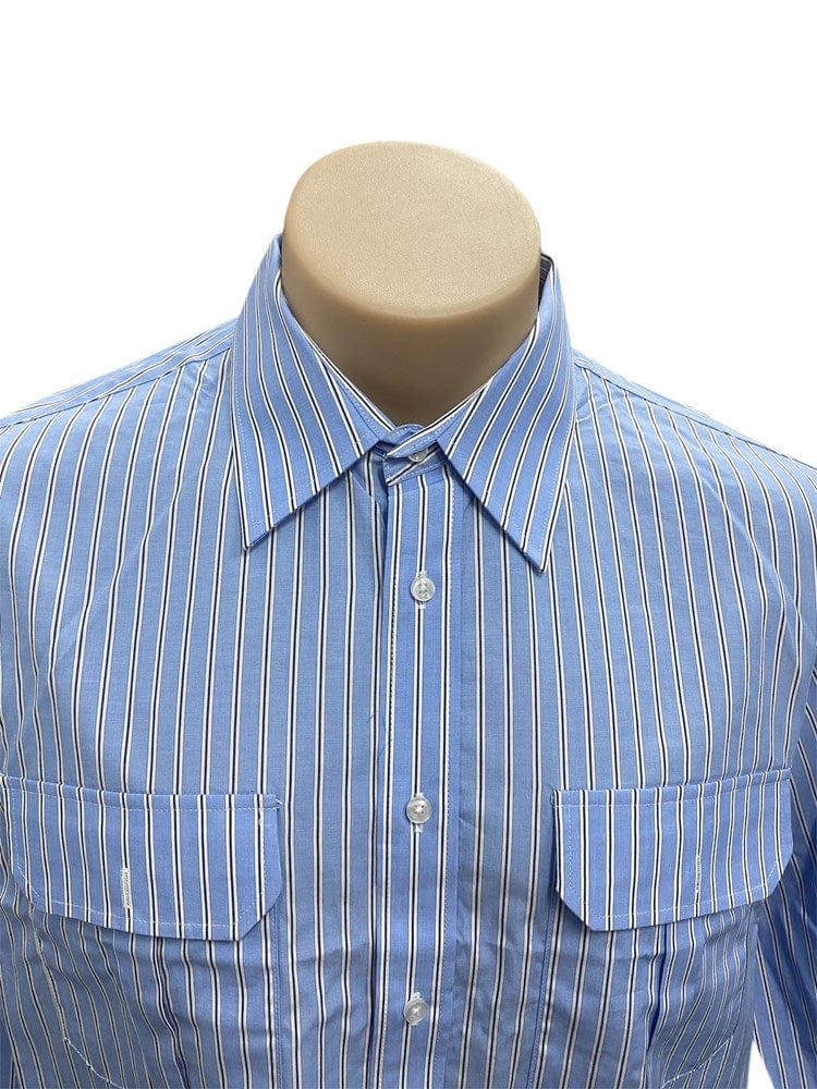 Load image into Gallery viewer, Country Tradition Mens Matthew Long Sleeve Shirt - Blue
