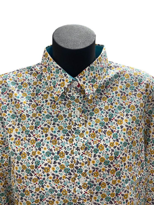 Country Classic Womens Claire 3/4 Sleeve Shirt - Mint