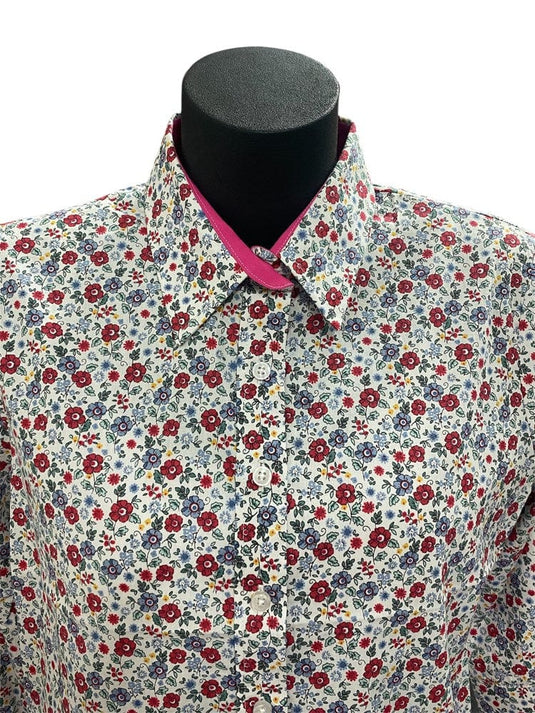 Country Classic Womens Claire 3/4 Sleeve Shirt - Pink