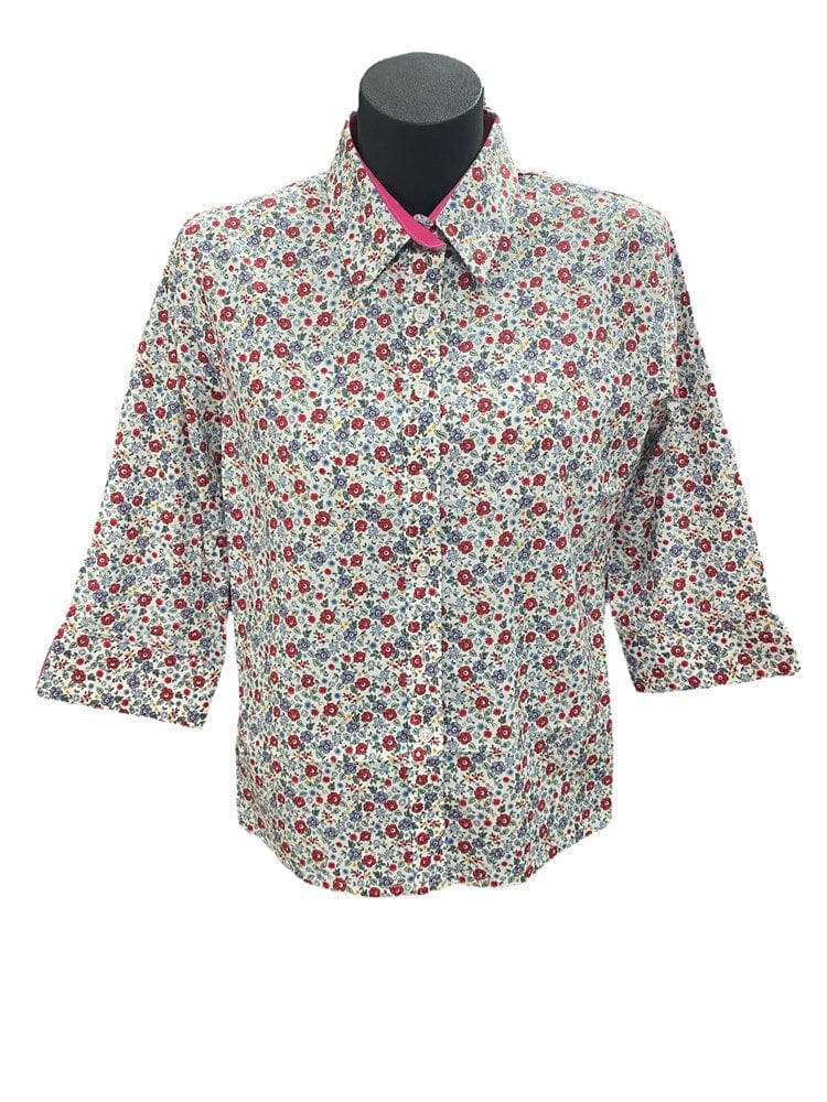 Load image into Gallery viewer, Country Classic Womens Claire 3/4 Sleeve Shirt - Pink
