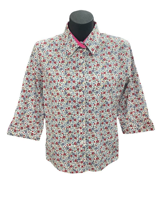 Country Classic Womens Claire 3/4 Sleeve Shirt - Pink