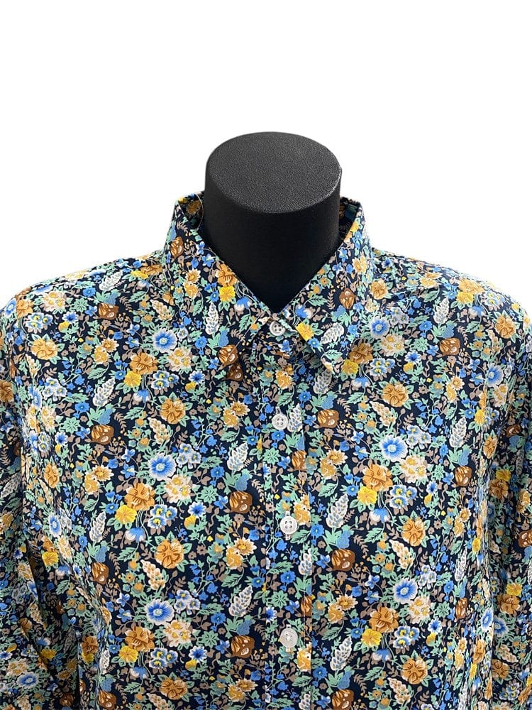 Load image into Gallery viewer, Country Classic Womens Laurel 3/4 Sleeve Shirt - Blue
