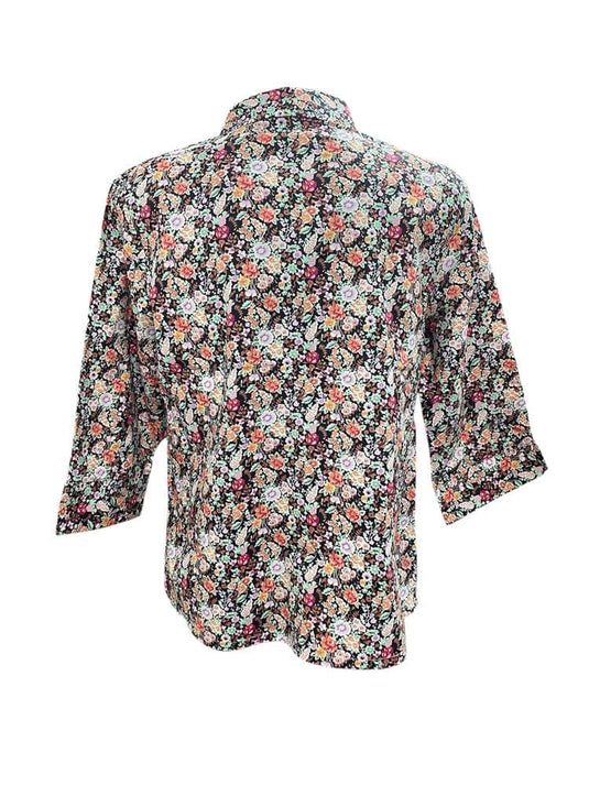 Country Classic Womens Laurel 3/4 Sleeve Shirt - Red