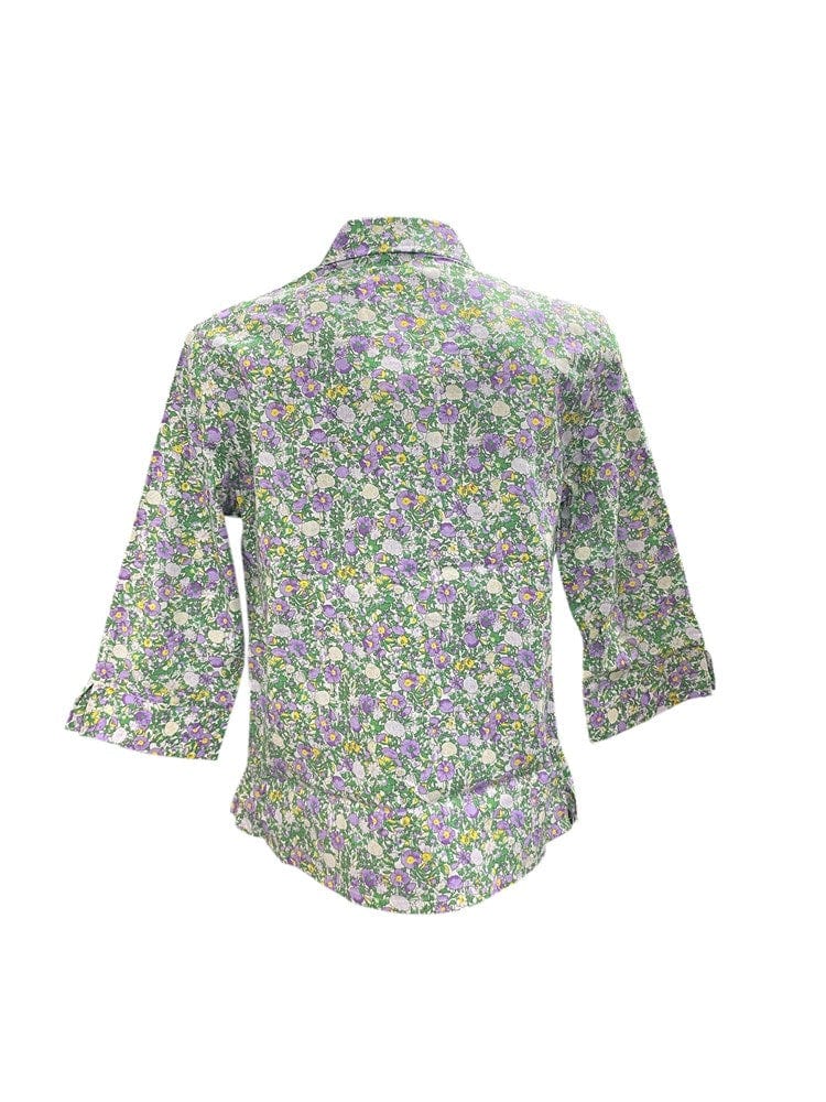 Load image into Gallery viewer, Country Classic Womens Aria 3/4 Sleeve Shirt - Purple
